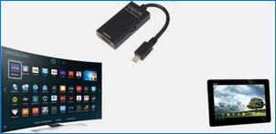 Ako pripojiť tablet na TV cez USB?