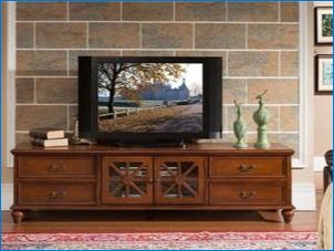 Podlahové stojany pre televíziu: Typy, štýly a príklady v interiéri