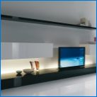 Podlahové stojany pre televíziu: Typy, štýly a príklady v interiéri