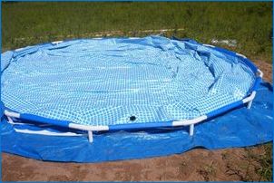 Ako zložiť rámový bazén na zimu?