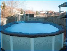 Ako zložiť rámový bazén na zimu?