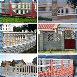 Dekoratívny betónový plot: Krásne možnosti dizajnu