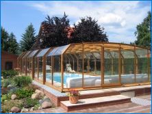 Paviliony na bazény: Vlastnosti a odrody