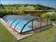 Paviliony na bazény: Vlastnosti a odrody