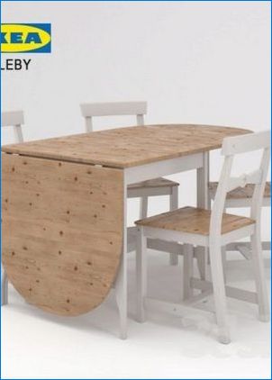 Skladacie stoly IKEA: Kombinácia štýlu a pohodlia