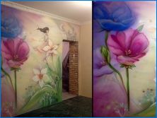 Airbrushing na stenách v interiéri