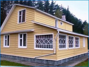 Siding Block House: Veľkosti a farby