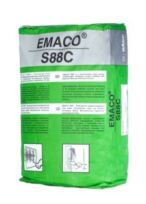 Výber malty na opravu Emaco