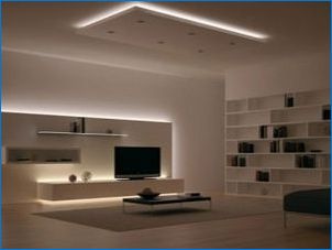 Osvetlenie v obývacej izbe