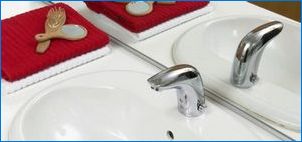Dotykový mixér na umývadlo: princíp prevádzky