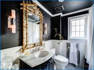 Interiér kúpeľne v čiernych farbách: Výhody a možnosti dizajnu
