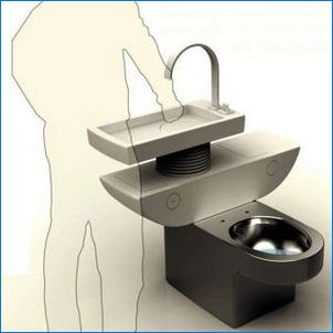 Toaletné misky na nádrži: výhody kombinovaných možností