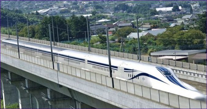 1. miesto: Maglev L0, Japonsko, 603 km/h