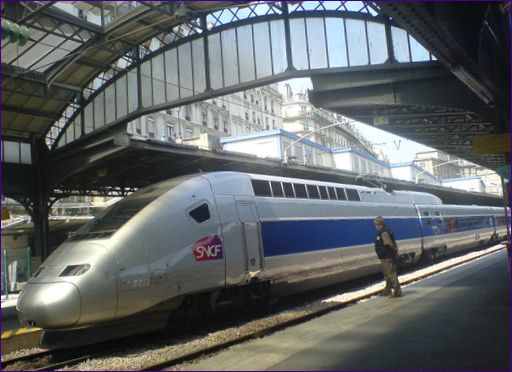 2. miesto: TGV POS, Francúzsko, 574,9 km/h