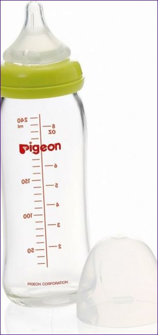Sklenená fľaša Pigeon Peristaltic Plus premium, 240 ml