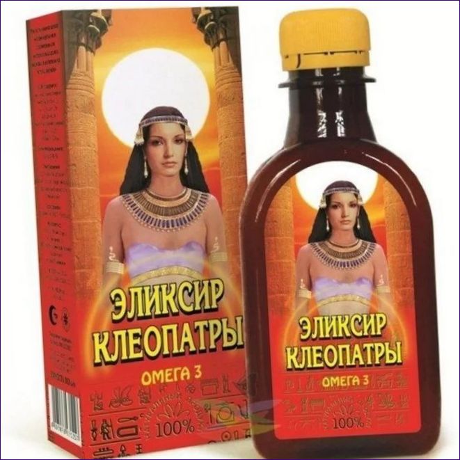 Ľanový olej Elixír Kleopatra od Compass Health, 0,2 l