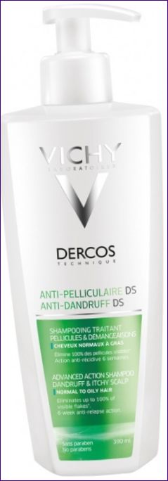 Vichy Dercos Intenzívny šampón proti lupinám pre normálne až mastné vlasy