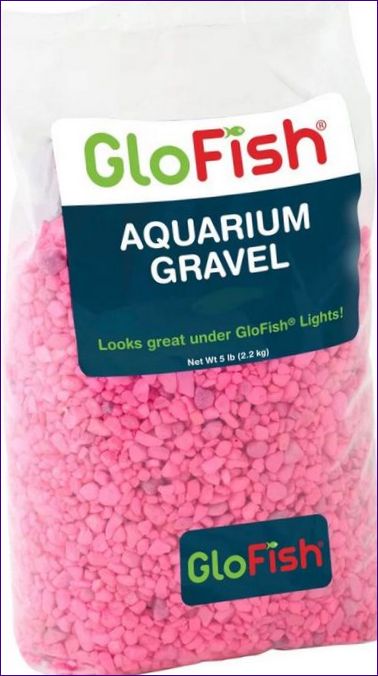 GloFish fluorescenčná akváriová rašelina, ružová 2,268 kg