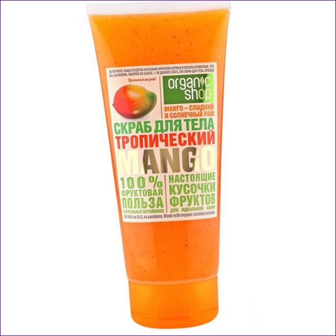 Telový peeling Organic Shop Tropical Mango