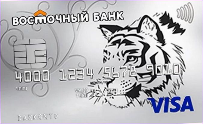 Kreditná karta banky Vostočnyj