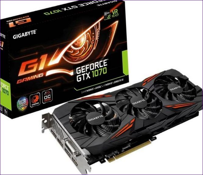 Gigabyte GeForce GTX 1070 G1 Gaming 8G (GV-N1070G1 GAMING-8G)