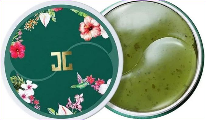 Hydrogélové náplasti na oči JAYJUN COSMETIC s očným gélom zo zeleného čaju