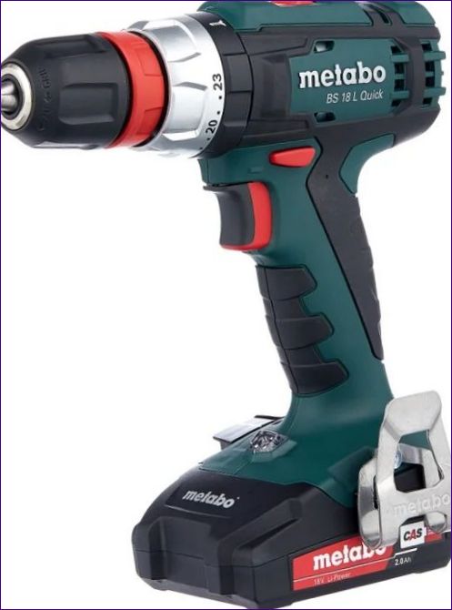 Metabo BS 18 L Quick 2,0 Ah x2 kufor 50 Nm