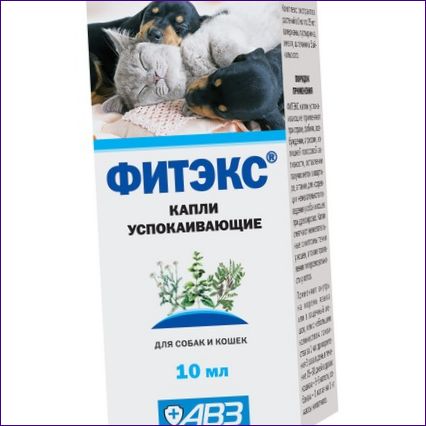 Fitex, sedatívne kvapky pre psy a mačky