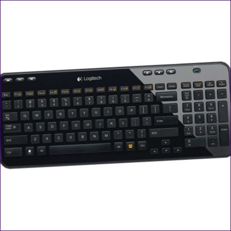 Bezdrôtová klávesnica Logitech K360 Black USB