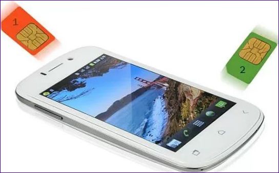 Smartfón s 2 sim kartami
