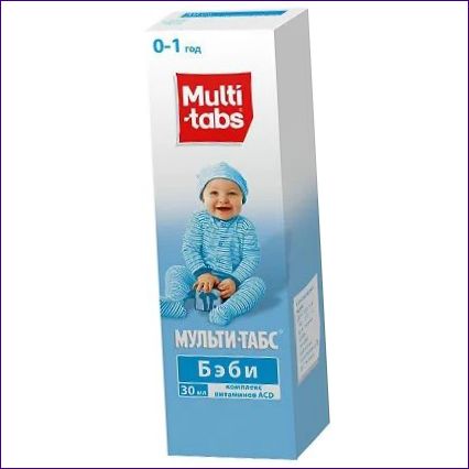 Multi-tabs baby (vitamíny A, C, E)
