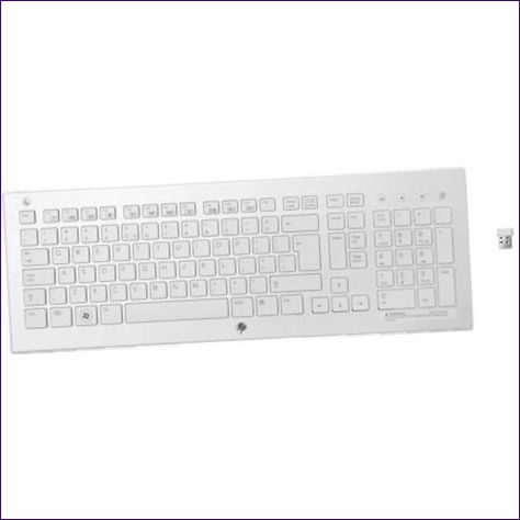 Bezdrôtová klávesnica HP K5510 H4J89AA biela USB