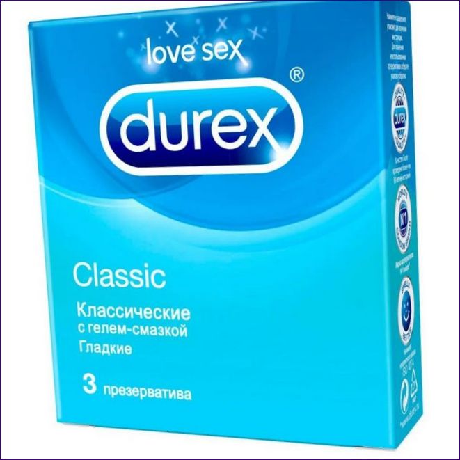 Kondómy Durex classic