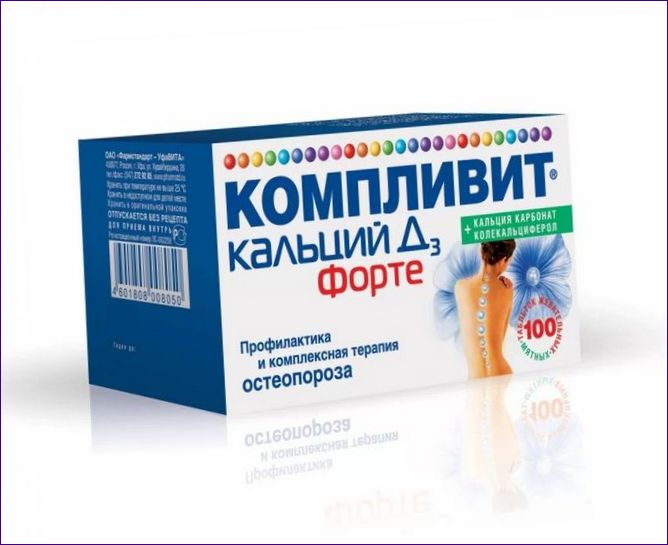 COMPLYVIT CALCIUM D3 FORTE TABLETY 100 ST