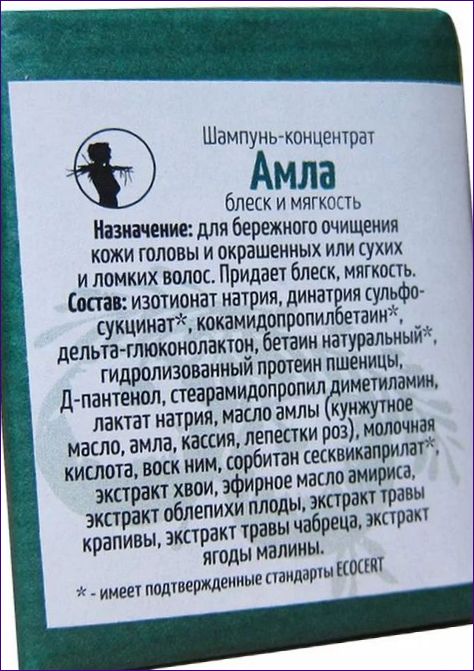 Olesya Mustaeva šampón tvrdý Amla, 65 gr