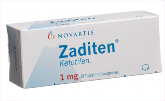 Ketotifén (Zaditen, Ketotifen Sopharma)