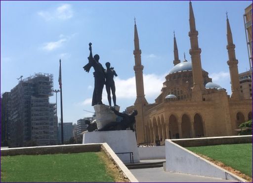 Námestie mučeníkov v Bejrúte