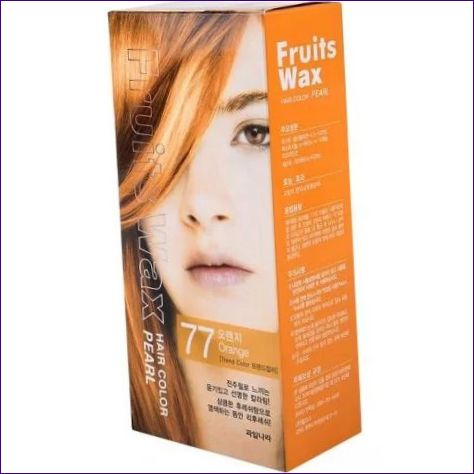 Welcos dlhotrvajúca krémová farba na vlasy Fruits Wax Pearl Hair Color 77 Orange