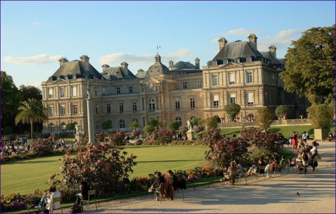 Luxemburské záhrady a palác