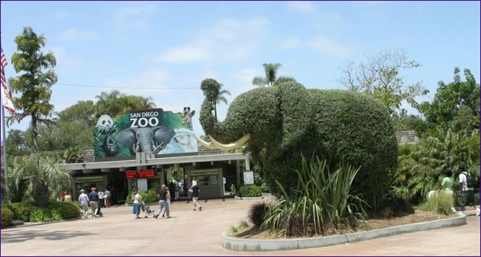 Zoologická záhrada v San Diegu, USA