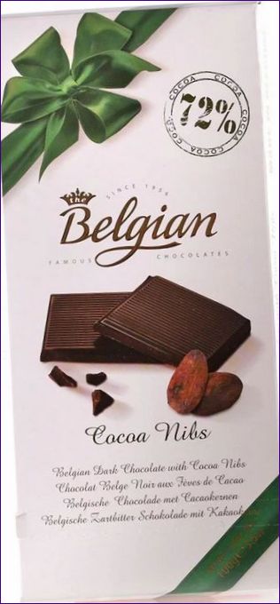 Belgičan má 72 % kakaovej horkosti s kakaovými bôbmi
