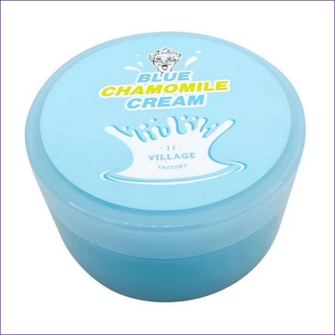Upokojujúci gélový krém s výťažkom z modrého harmančeka Village 11 Factory Blue Chamomile Cream
