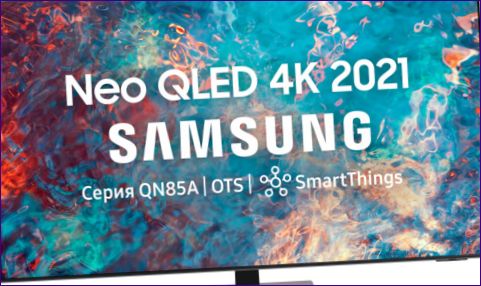 Samsung QE55QN85AAU Neo QLED, QLED, HDR (2021), matná strieborná